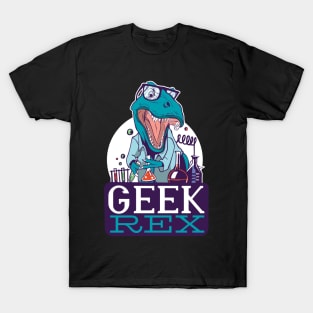 Geek T-Rex T-Shirt